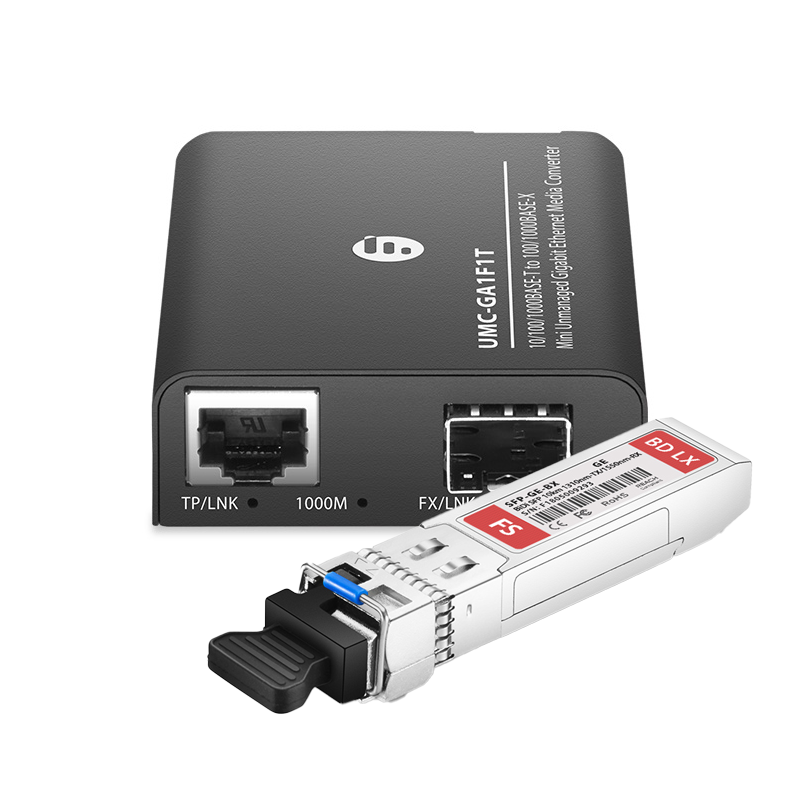 Gigabit Medienkonverter – Router für Glasfaser-Zubehör, erhältlich bei Basic4web Kärnten