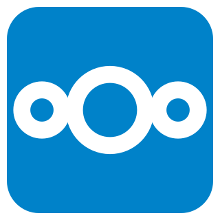 Nextcloud-Logo, selbst gehostete Cloud-Speicher-Alternative für Unternehmen in Kärnten