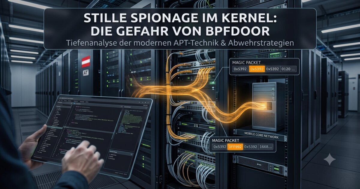 BPFdoor: Die unsichtbare Linux-Kernel-Backdoor hinter moderner APT-Spionage