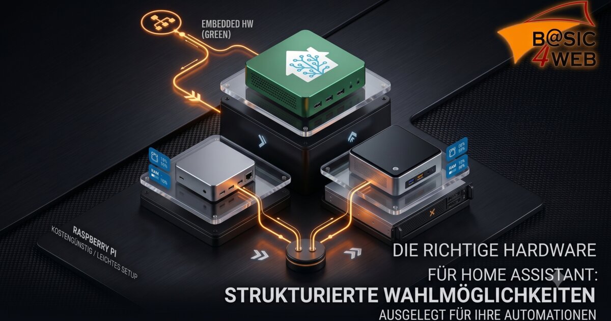 Home Assistant Hardware-Vergleich: Mini-PC, Raspberry Pi oder NAS für Smart Home in Kärnten