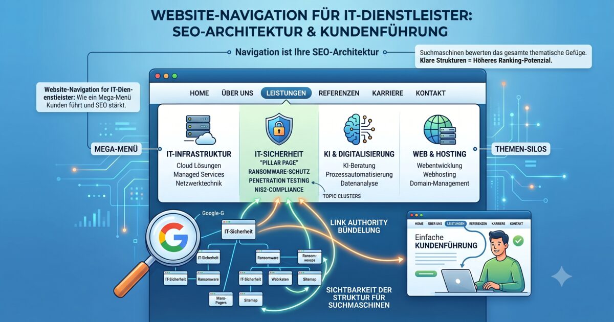Website-Navigation Kärnten: Warum das Menü über Ihr Ranking entscheidet